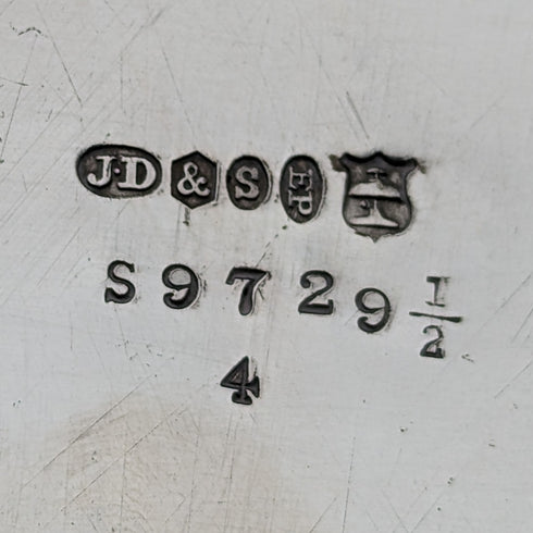 Circa 1900 British antique silver plate teapot James Deakin & Sons